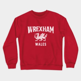 Wrexham Wales / Cymru White Crewneck Sweatshirt